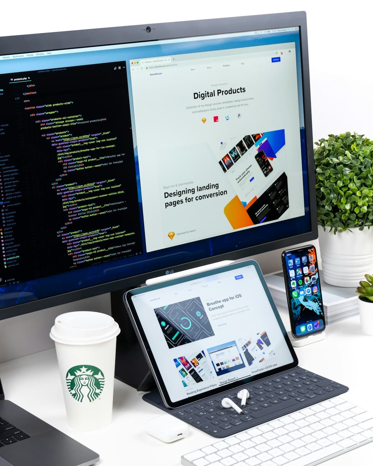 Web design in progress