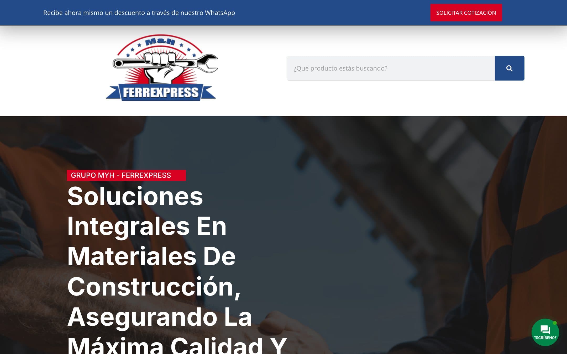 Screenshot of Grupo MyH