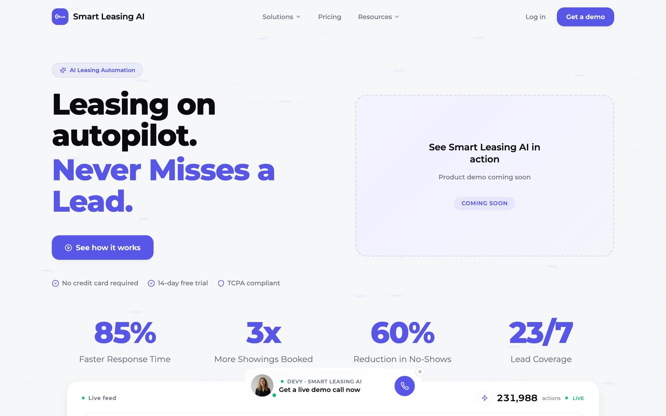 Screenshot of Smart Leasing AI